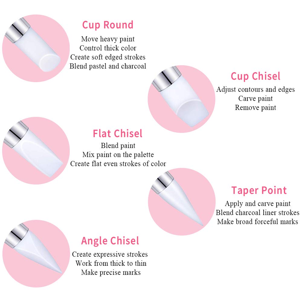 Best price Nail Art Brushes Nail Art Tool Set Resin Palette Nail Art Painting Mixed Color 2 Way Acrylic Silicone Carving Pen Dotting Pen Tool Manicure Kit DIY Makeup Display Board for Home Salon