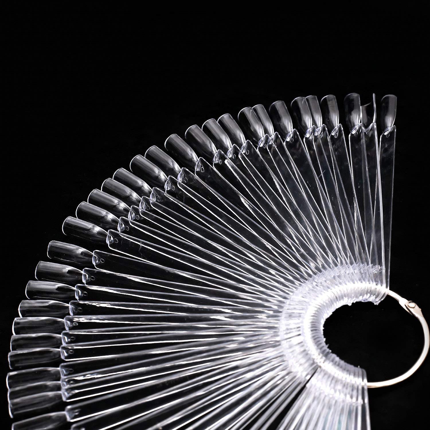 150pcs Clear Nail Swatches Sticks, Nail Art Supplies for Nail Art Polish Display and Home DIY,salon supply