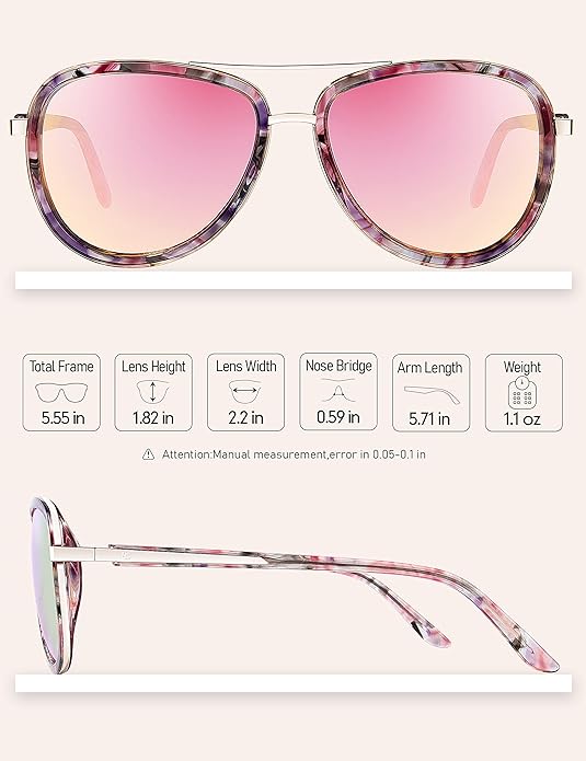 High quality Sunglasses with Polarized UV Protection, Trendy Retro Designer Style for women and men